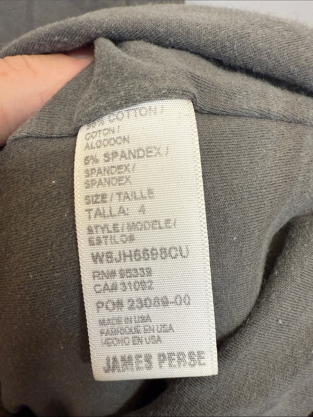 James Perse Cotton Sleeveless V-Neck Maxi Dress - Charcoal - Picture 5 of 7